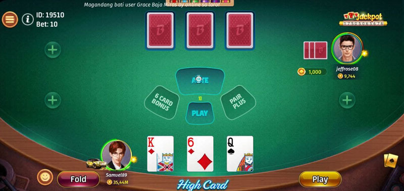 3 card poker Casino
